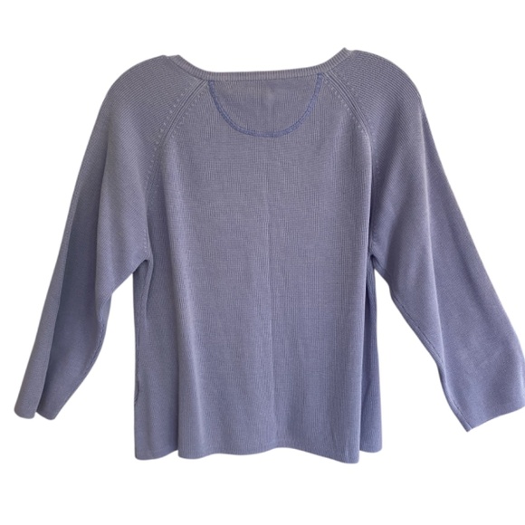 ORIGINAL ISLAND SPORT Linen & Cotton Cardigan Sweater Womens Large - Picture 5 of 7